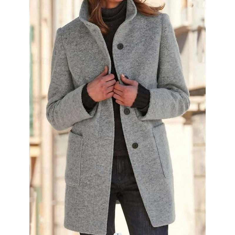 Josephine | Stand-Collar Longline Coat