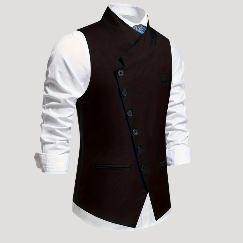 Men's Vest Waistcoat Formal Suit Button Sleeveless