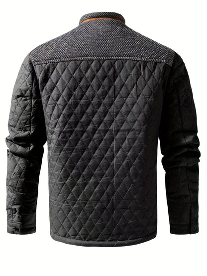 Gideon | Quilted Stand-Collar Jacket