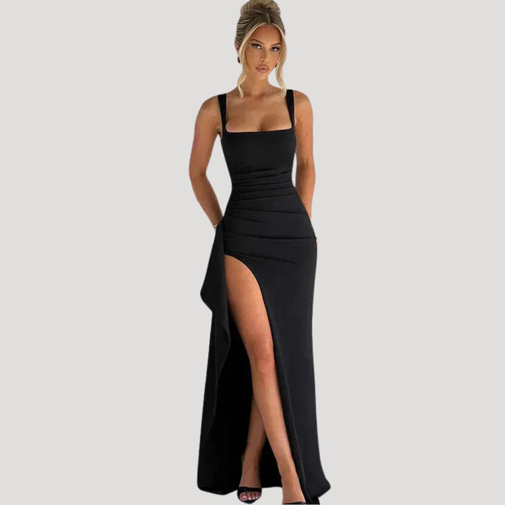 Women's Maxi Bodycon Dress Sleeveless Split Cami Long Dress