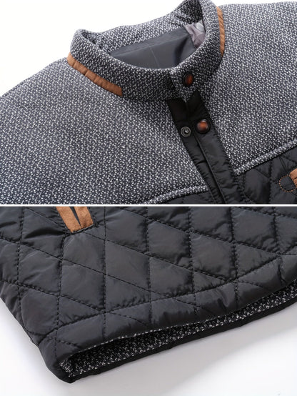 Gideon | Quilted Stand-Collar Jacket