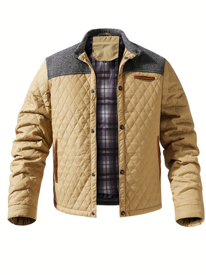 Gideon | Quilted Stand-Collar Jacket