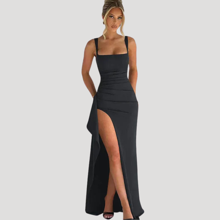 Women's Maxi Bodycon Dress Sleeveless Split Cami Long Dress