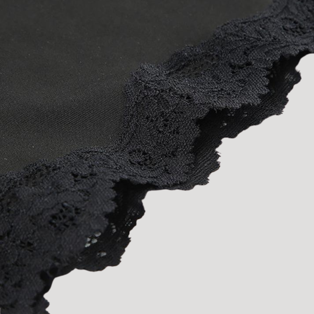 Women's Bodycon Mini Dress Slip Dress Lace Party Dress Black