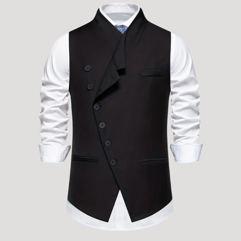 Men's Vest Waistcoat Formal Suit Button Sleeveless