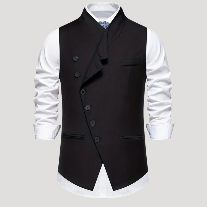Men's Vest Waistcoat Formal Suit Button Sleeveless