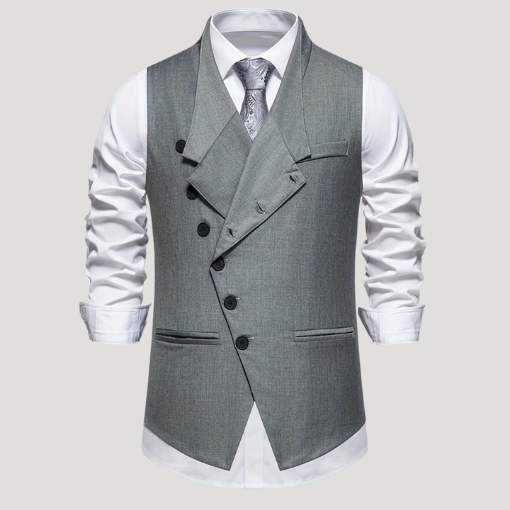 Men's Vest Waistcoat Formal Suit Button Sleeveless