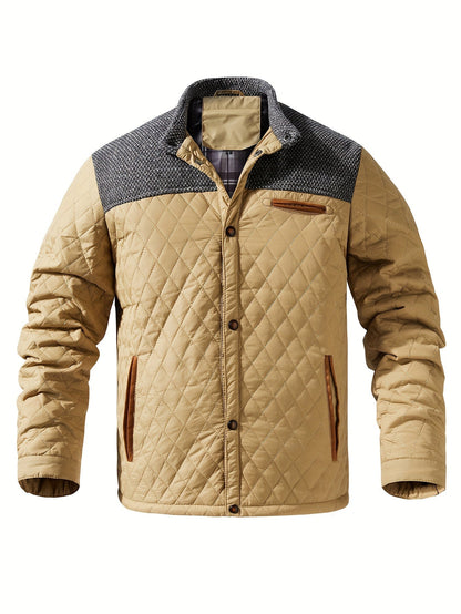 Gideon | Quilted Stand-Collar Jacket