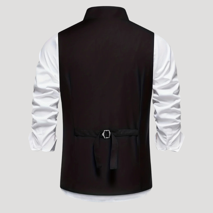 Men's Vest Waistcoat Formal Suit Button Sleeveless