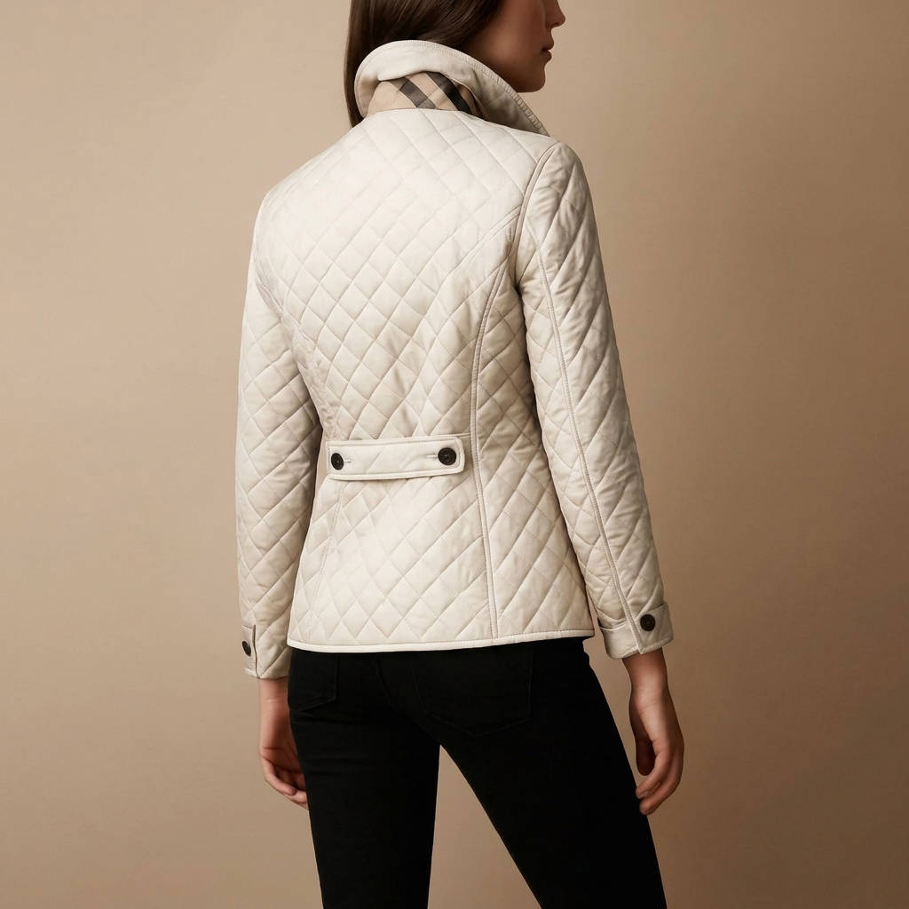 Womens Quilted Jacket, Lightweight Padded Outerwear