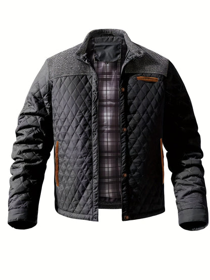 Gideon | Quilted Stand-Collar Jacket