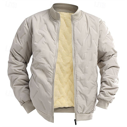 Douglas | Textured Quilted Bomber Jacket