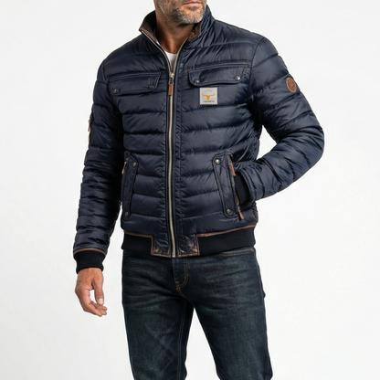 Sheldon | Quilted Stand-Collar Jacket