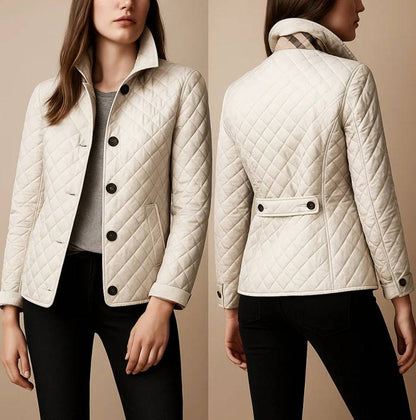 Womens Quilted Jacket, Lightweight Padded Outerwear