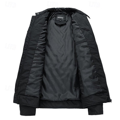 Carter | Diamond-Quilted Stand-Collar Jacket